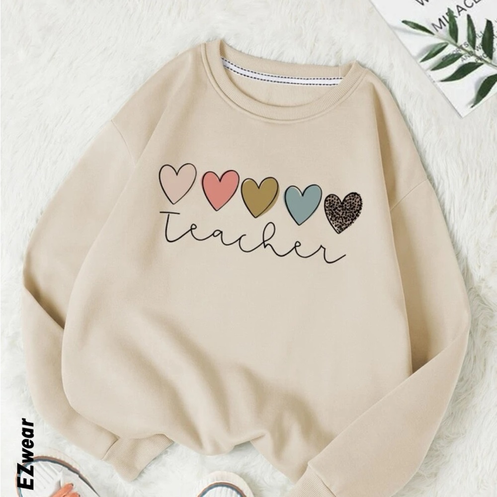 Never been worn, teacher sweatshirt!